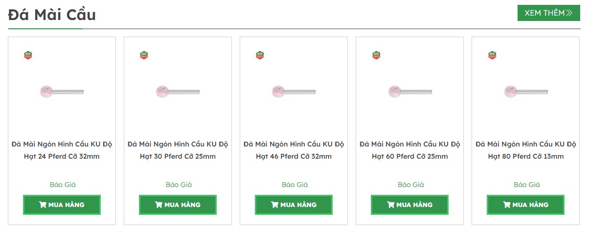 đ&aacute; m&agrave;i c&ocirc;ng nghiệp h&igrave;nh cầu