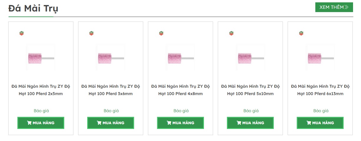 đ&aacute; m&agrave;i c&ocirc;ng nghiệp h&igrave;nh trụ