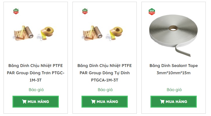 băng d&iacute;nh c&ocirc;ng nghiệp
