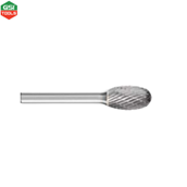 Mũi mài hợp kim Oval Single Teeth dạng E FCCUT 6mm