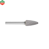 Mũi mài hợp kim Round Ee Double Teeth dạng F FCCUT 8mm