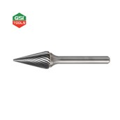 Mũi mài hợp kim ATORN Ø3 mm, kiểu SKM 0311.03, răng cắt 2, phủ TC