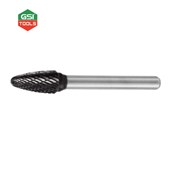Mũi mài hợp kim ATORN, chuôi 6 mm, RBF 1225.06, phủ TiAlN, kiểu cắt TC chuyên gia công Titan
